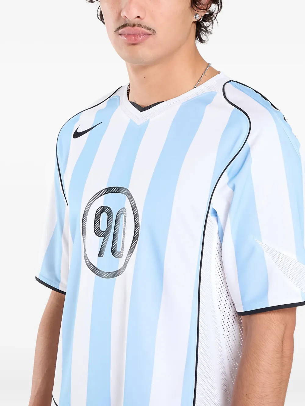 NIKE 90s ネイビー ストライプ シャツ NIKE 日本未発売 SB MAX 90 SKATE STRIPED T-SHIRT 