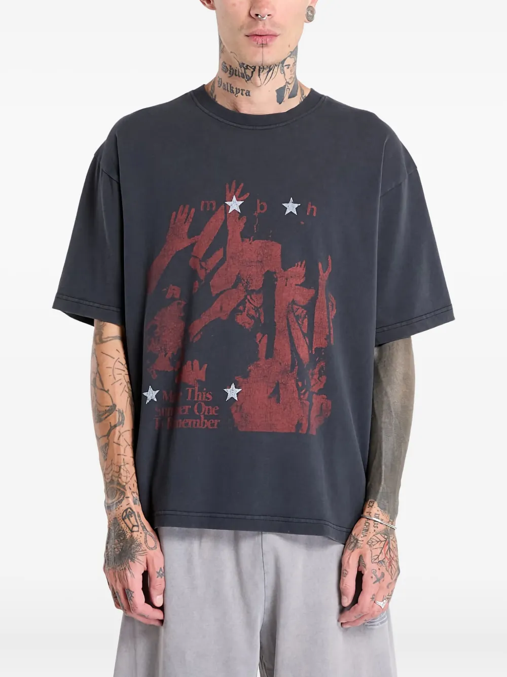 MISBHV graphic-print T-shirt | Black | Image 1