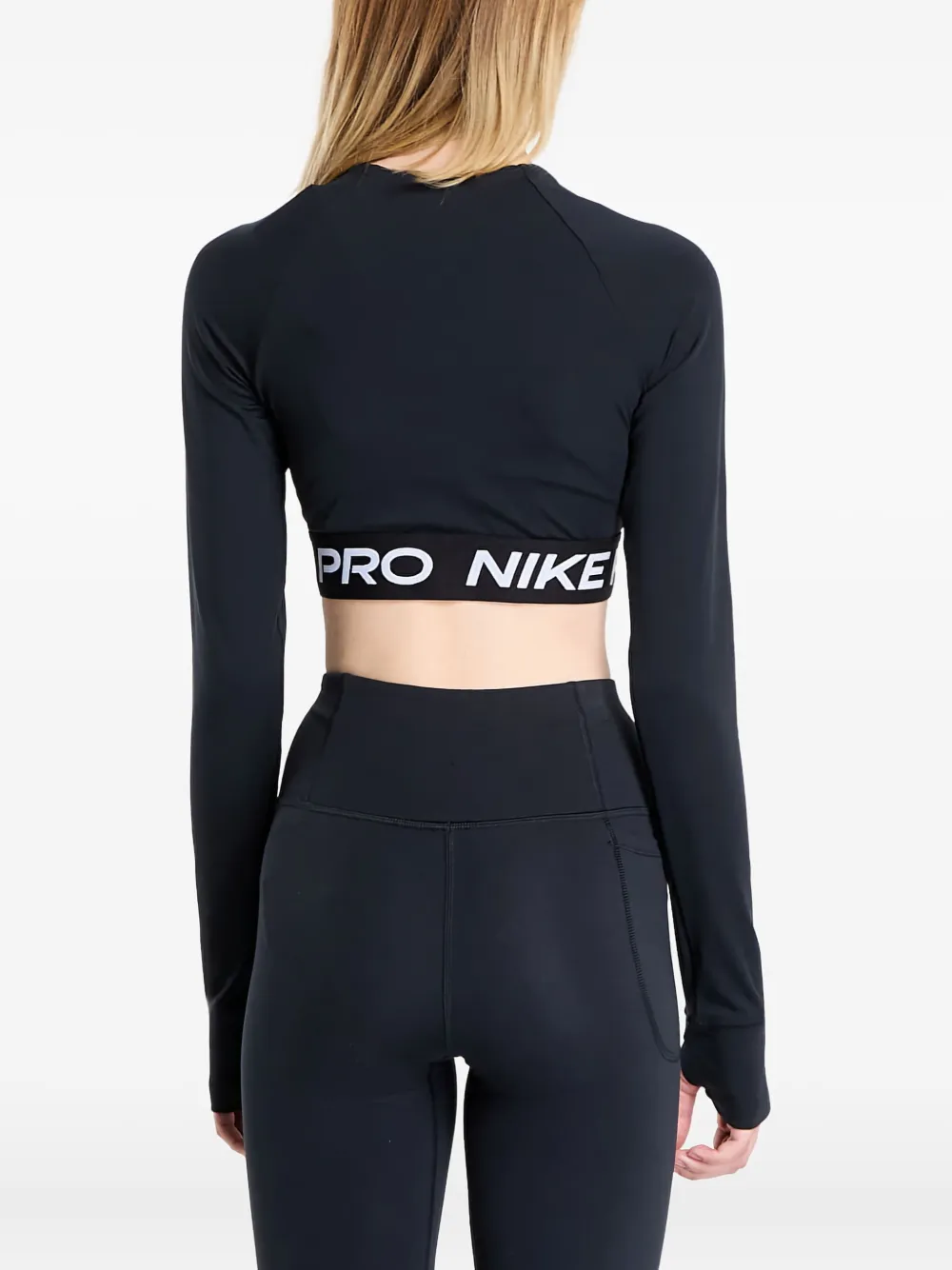 Nike Pro Long-sleeve Top In Black