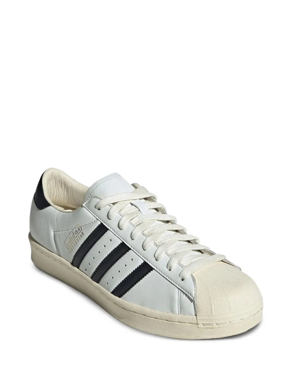 adidas Originals Superstar Vintage leather 3-Stripes logo sneakers White