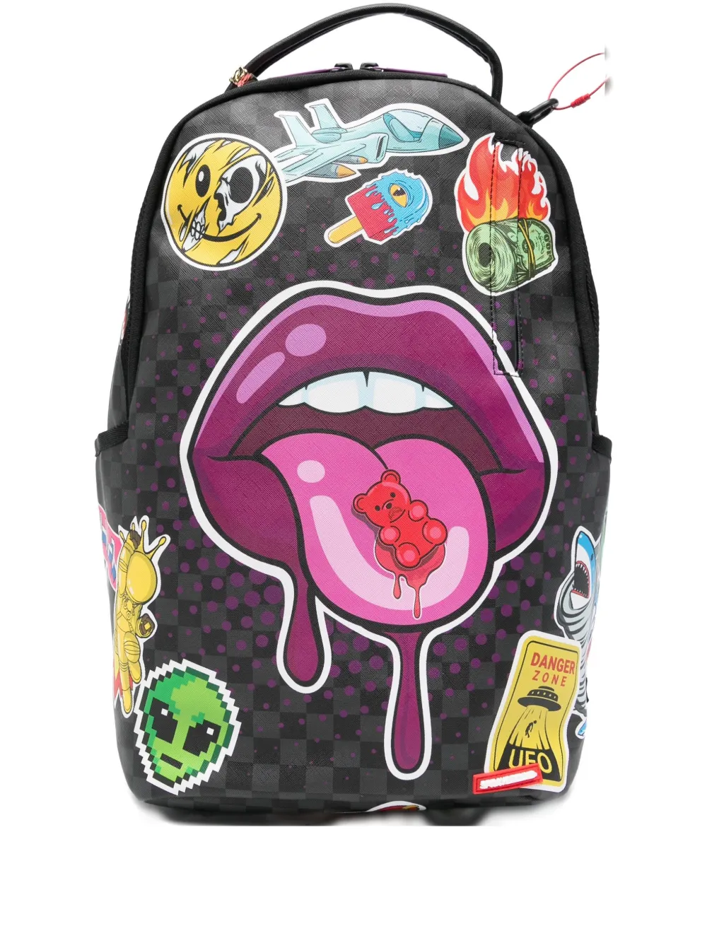 Sprayground Lips Smack Down DLXSV backpack | Black | Image 1