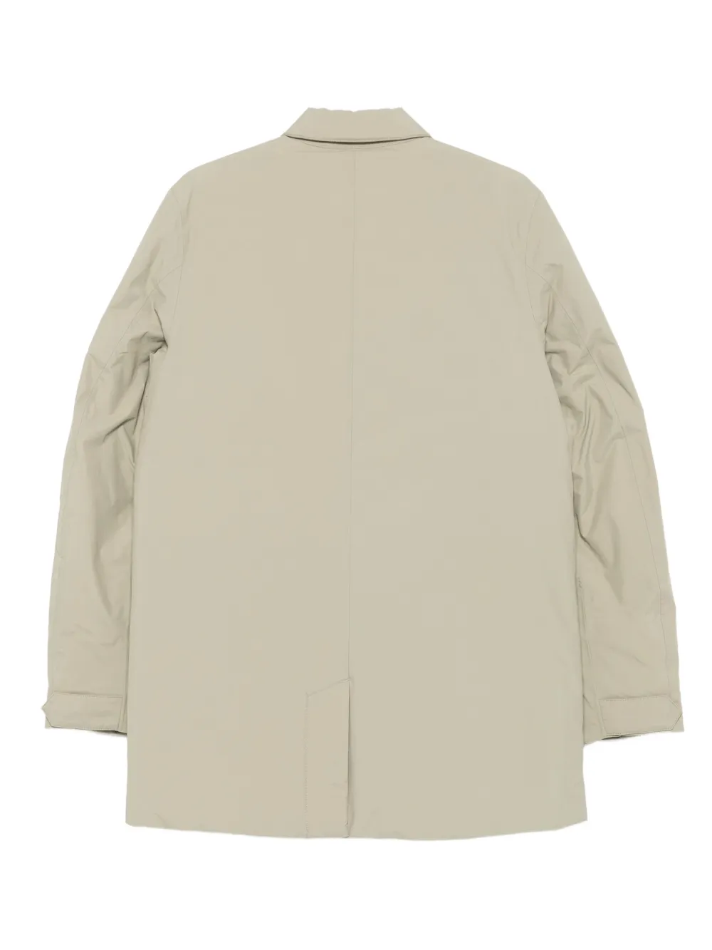 K-Way Gewatteerde jas met kraag - Beige