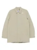 K-Way collared padded coat - Neutrals