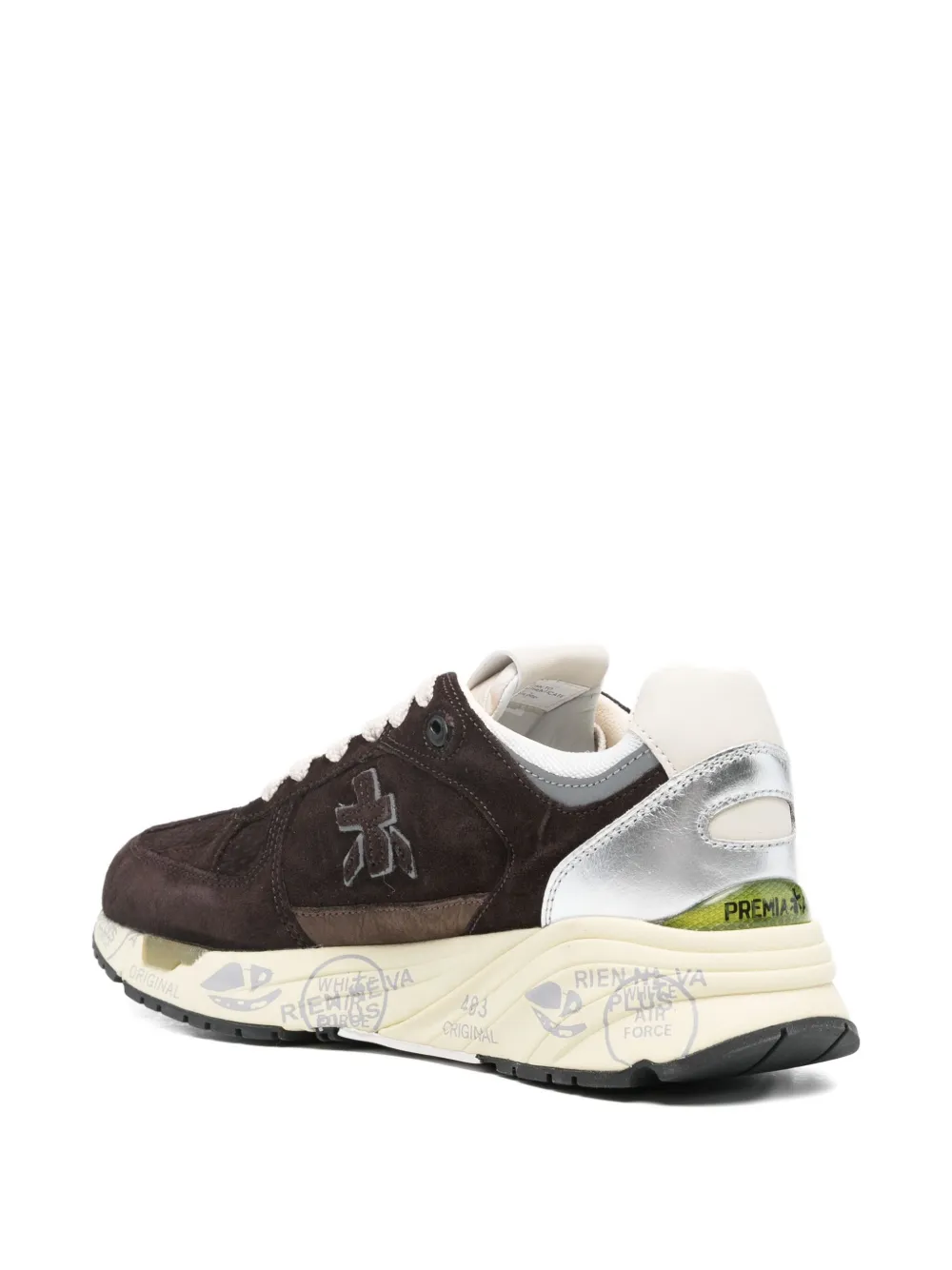 Premiata Mased 7895 lace-up sneakers MARRONE