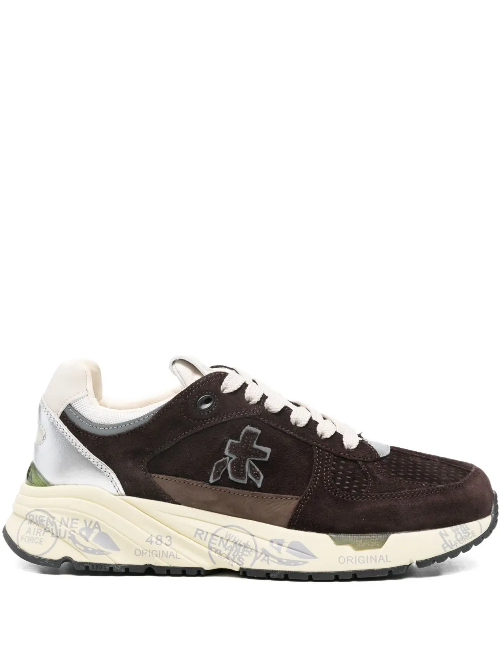 Premiata Mased 7895 lace-up sneakers MARRONE