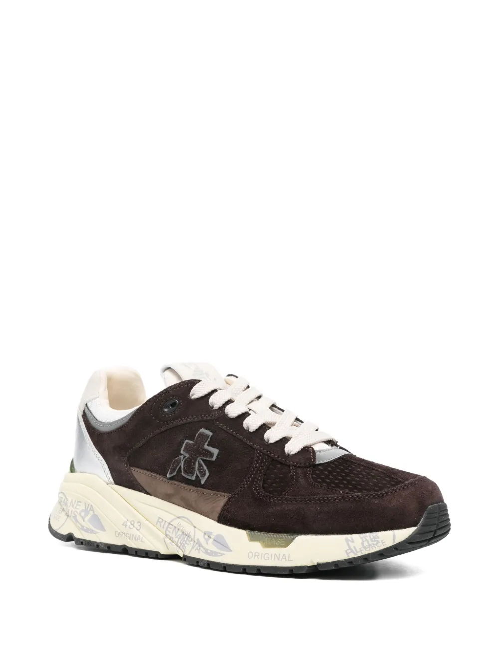 Premiata Mased 7895 lace-up sneakers - MARRONE