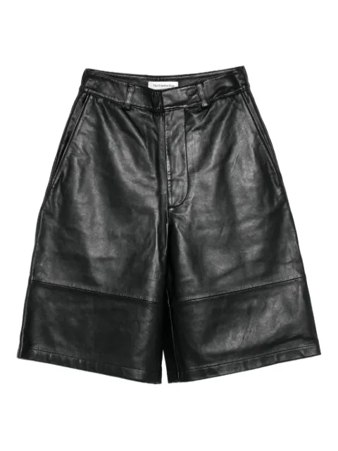 The Frankie Shop short en cuir à empiècements