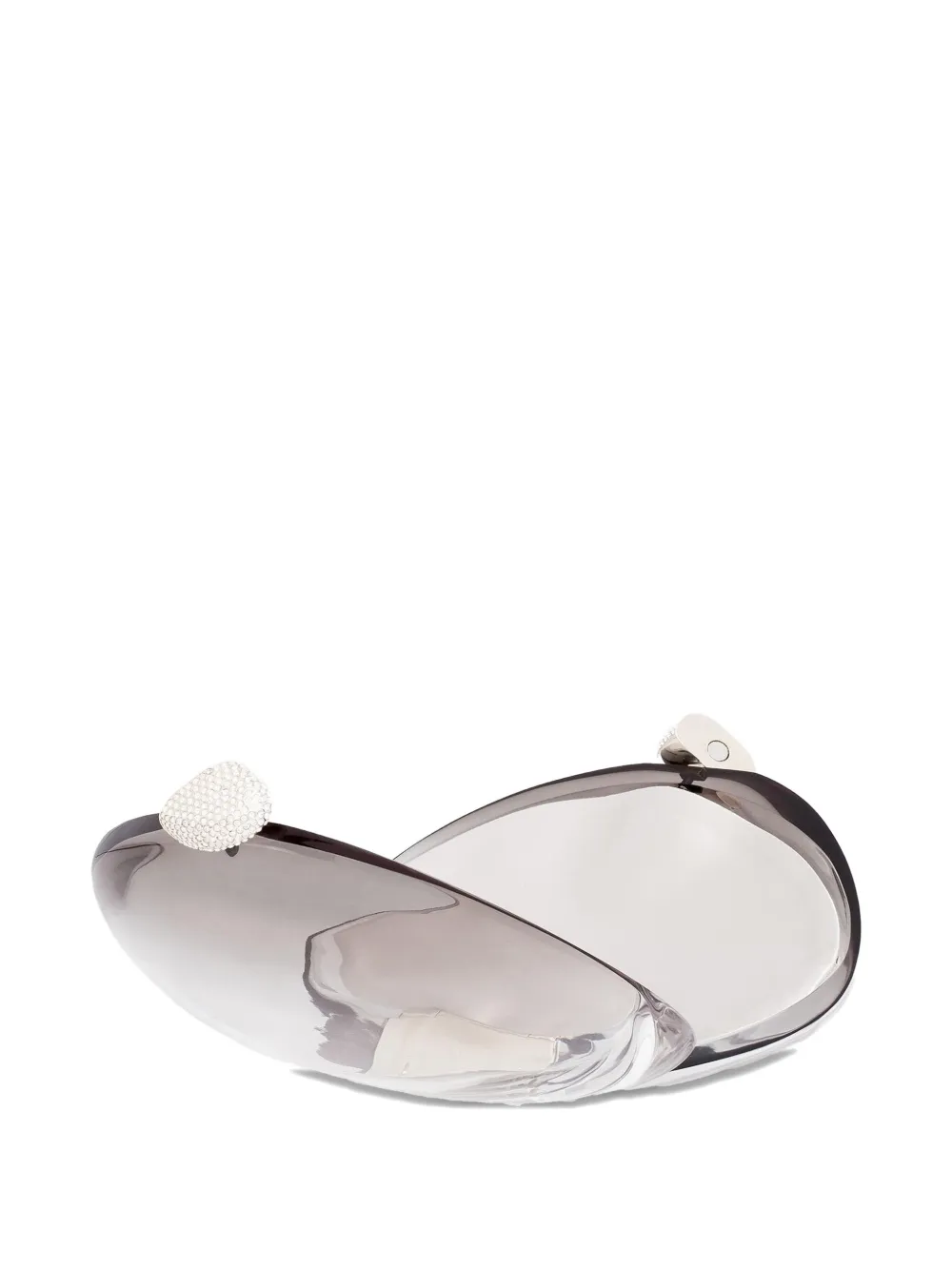 Benedetta Bruzziches embellished bubble clutch - グレー Benedetta Bruzziches embellished bubble clutch - グレー