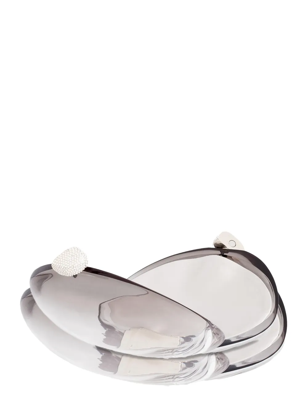 Benedetta Bruzziches Verfraaide clutch Grijs