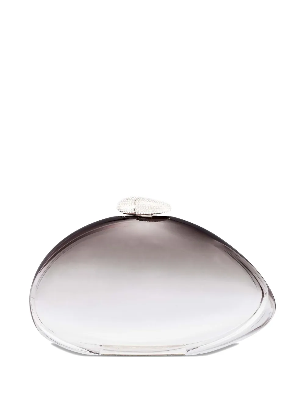 Benedetta Bruzziches embellished bubble clutch - Grigio