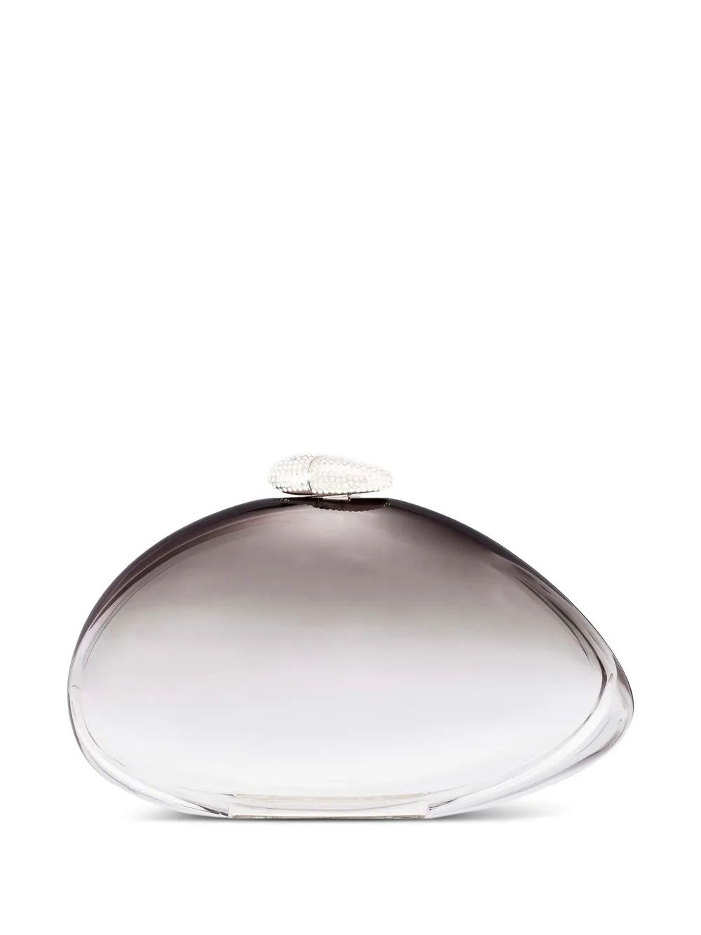 Benedetta Bruzziches embellished bubble clutch | Grey | Image 1