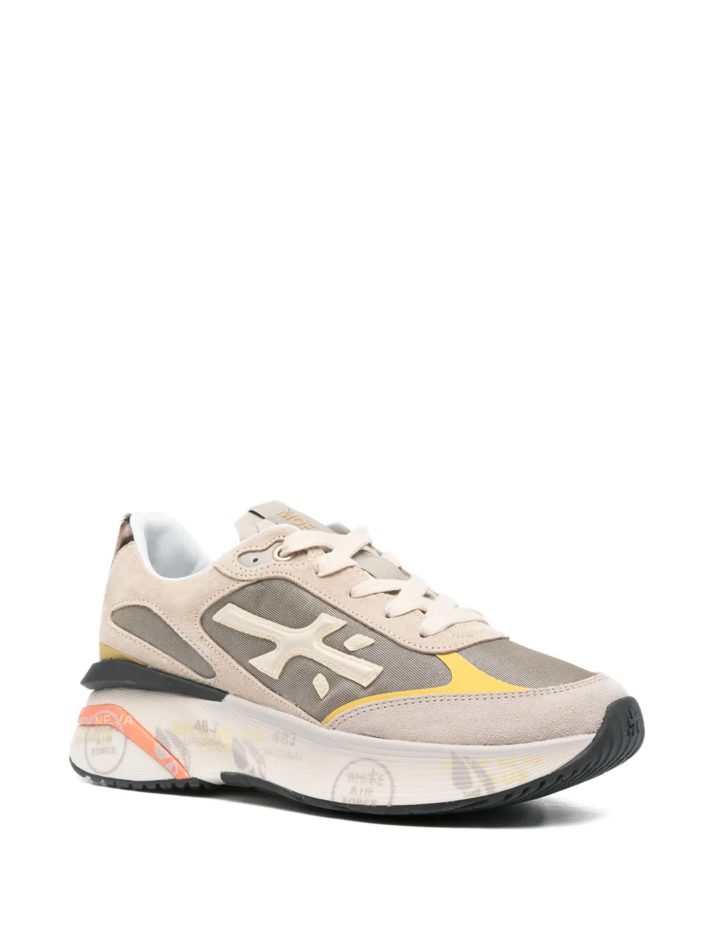 Premiata Moerund 7796 lace-up sneakers - Beige