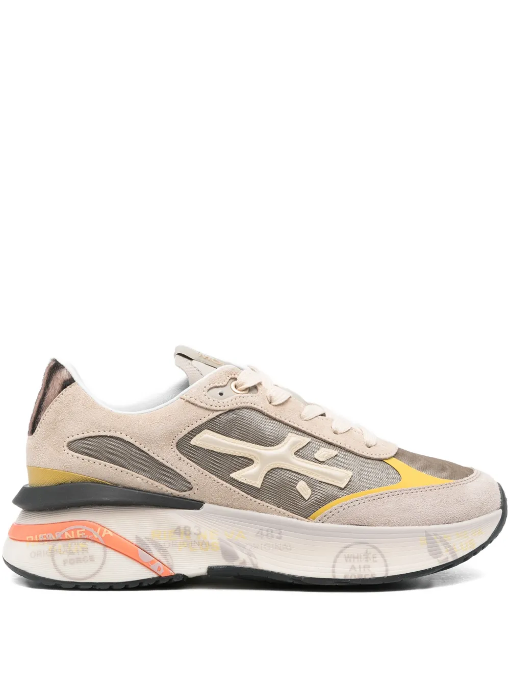 Premiata Moerund 7796 lace-up sneakers Neutrals