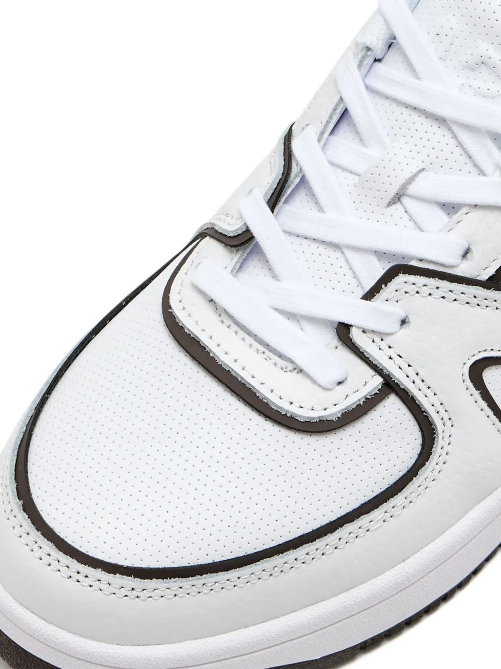 Apl Athletic Propulsion Labs Nostalgia '87 Leather-trimmed Sneakers In White