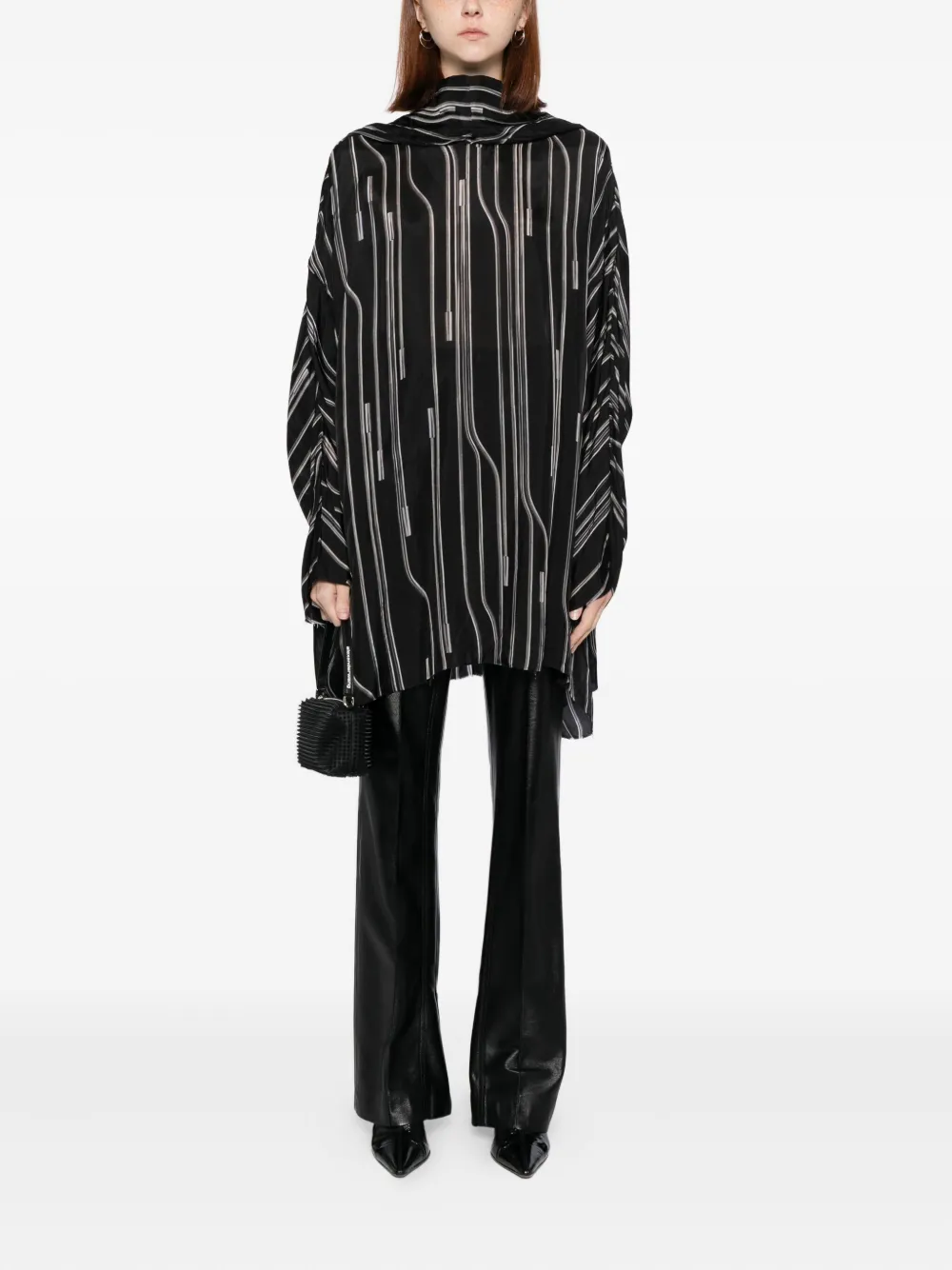 Rick Owens printed top - Zwart