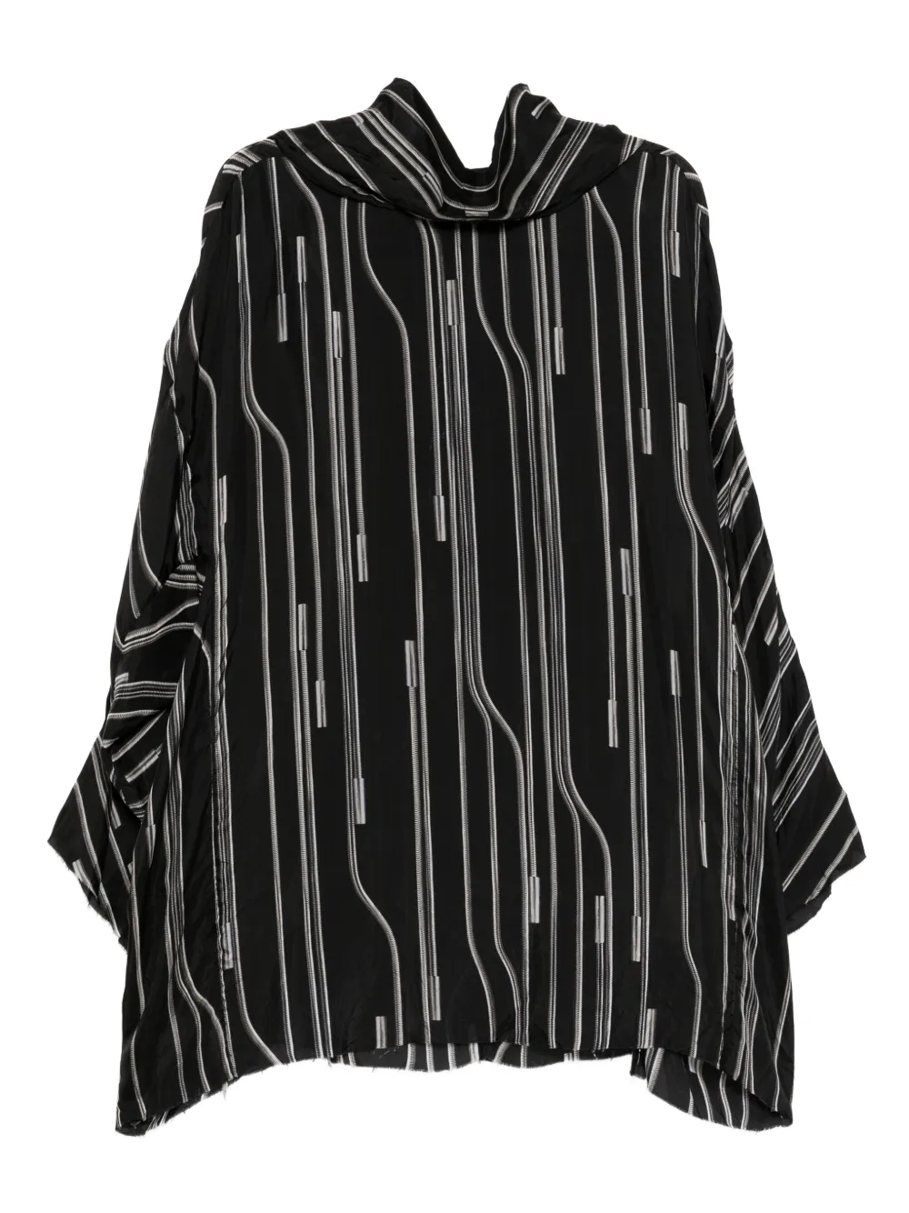 Rick Owens hooded tunic top | Black | Image 1