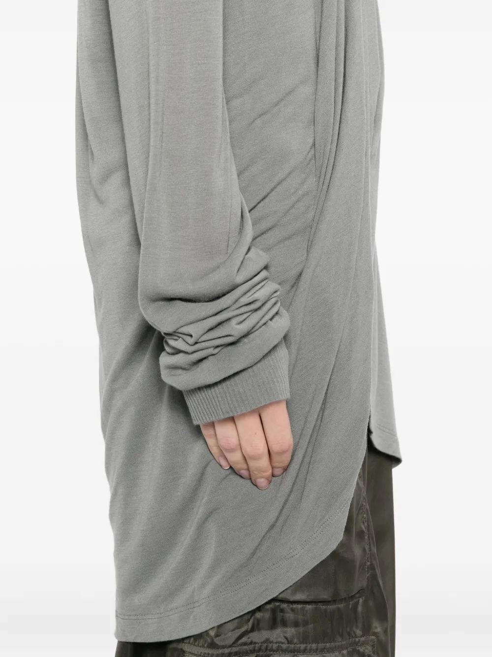 Rick Owens Hiked T-shirt Grijs