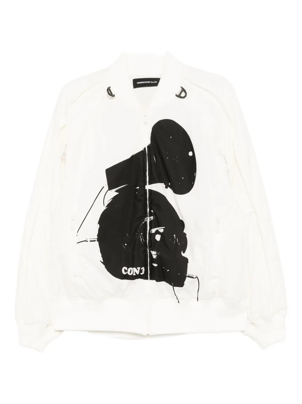 Undercover Graphic-print Bomber Jacket In White