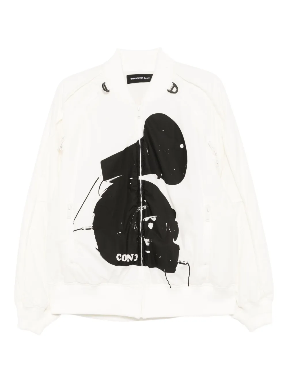 Undercover graphic-print bomber jacket | Neutrals | Image 1