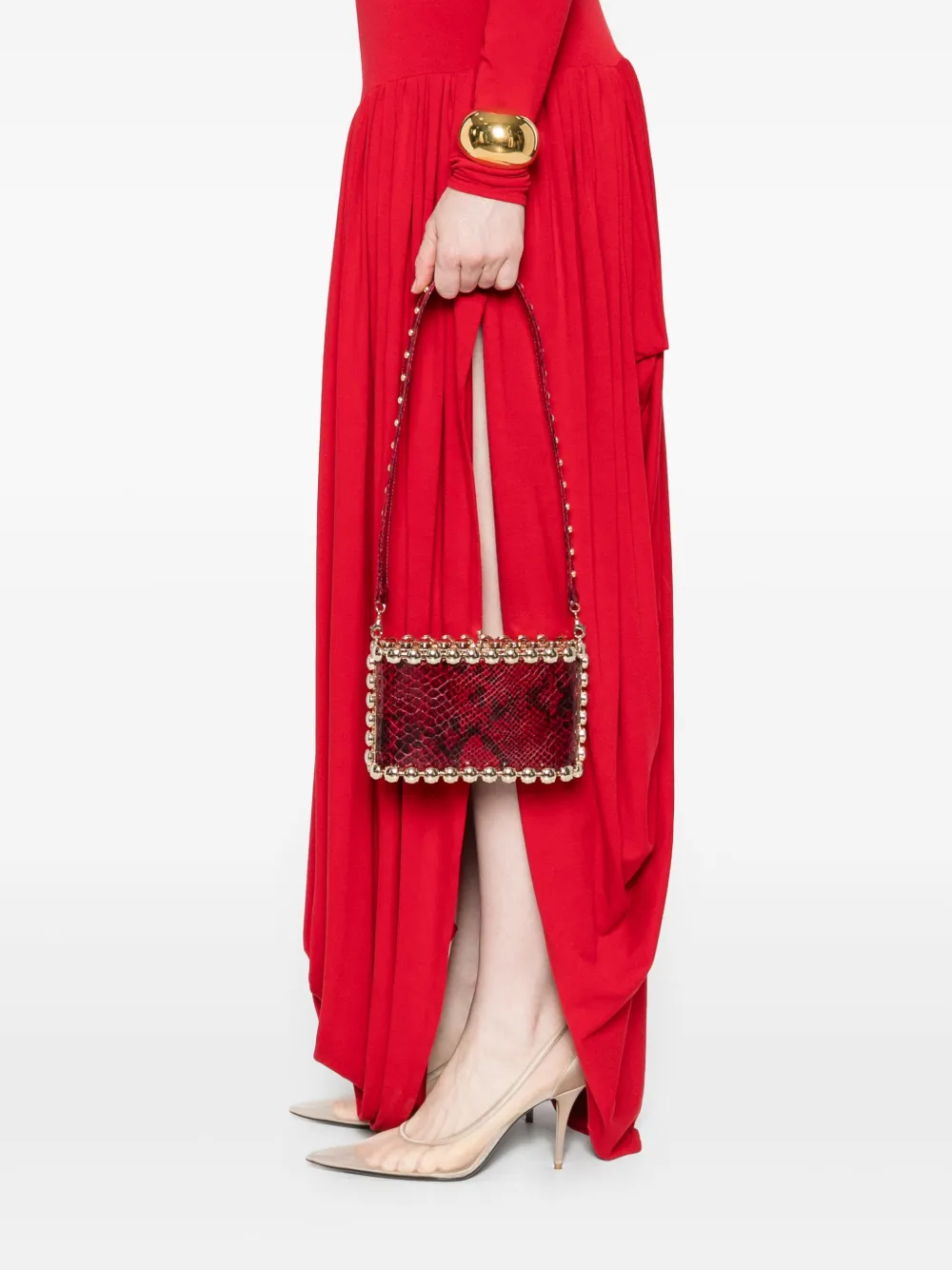 Rosantica snakeskin clutch bag | Image 2