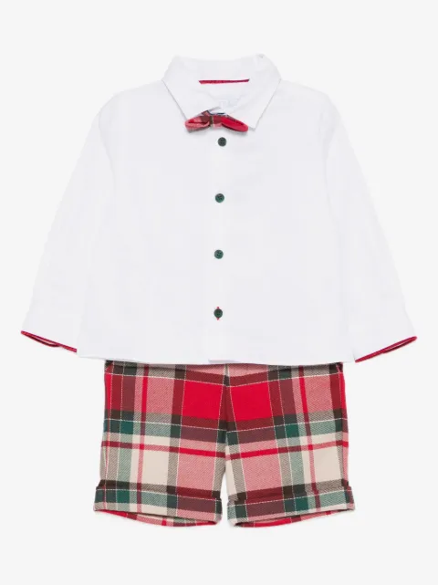 Abel & Lula plaid trousers (set of two)