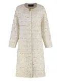 Fabiana Filippi tweed button coat - Neutrals