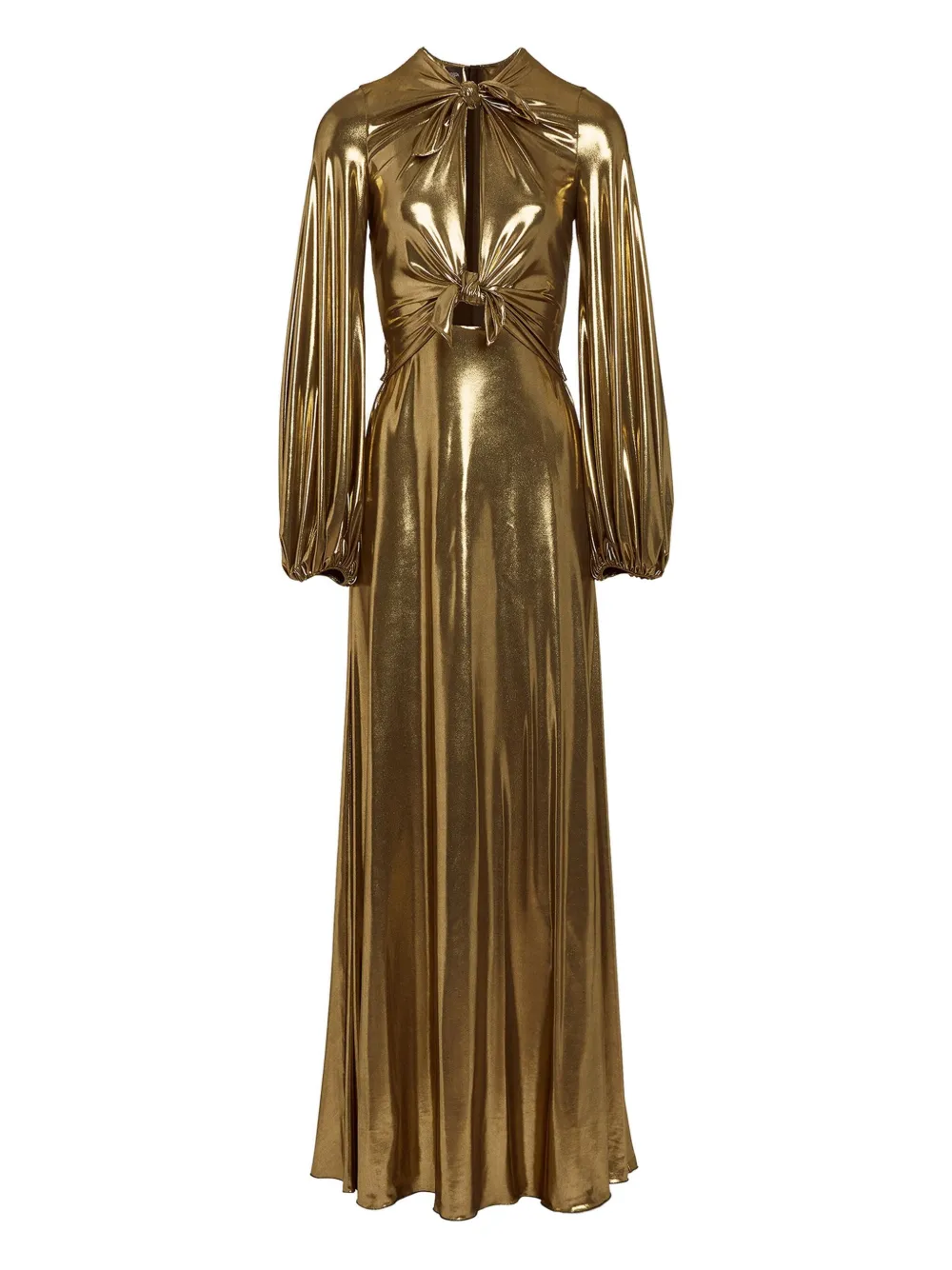 Giambattista Valli bow-detail maxi dress | Gold | Image 1