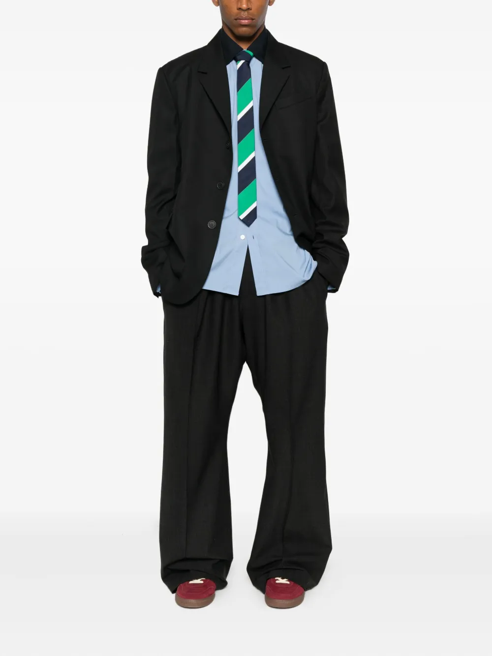 Plan C two-toned long-sleeve shirt | Image 2