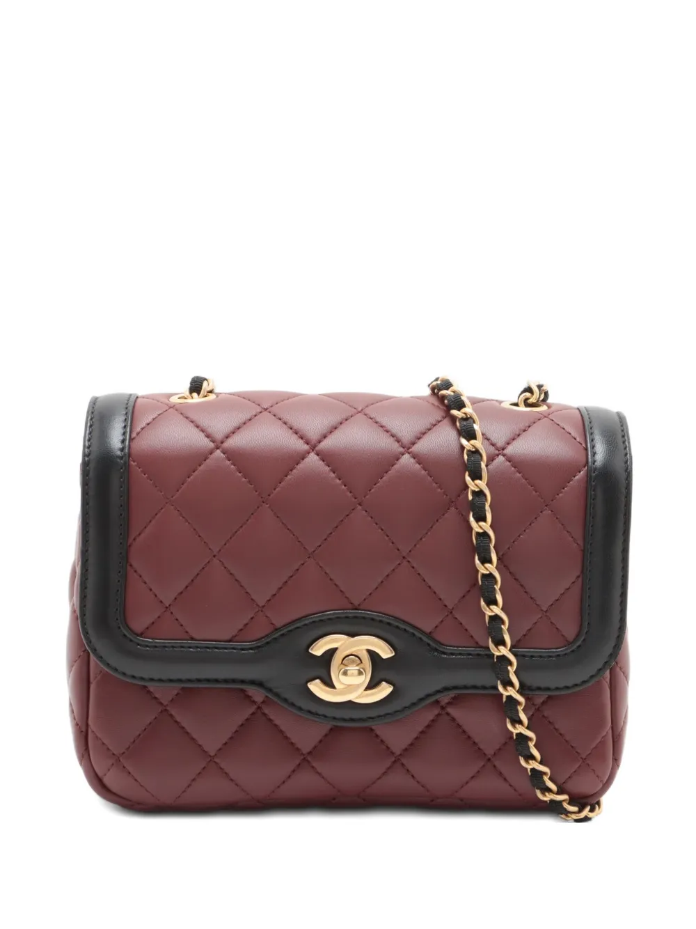 CHANEL Pre-Owned quilted leather shoulder bag - レッド CHANEL Pre-Owned quilted leather shoulder bag - レッド