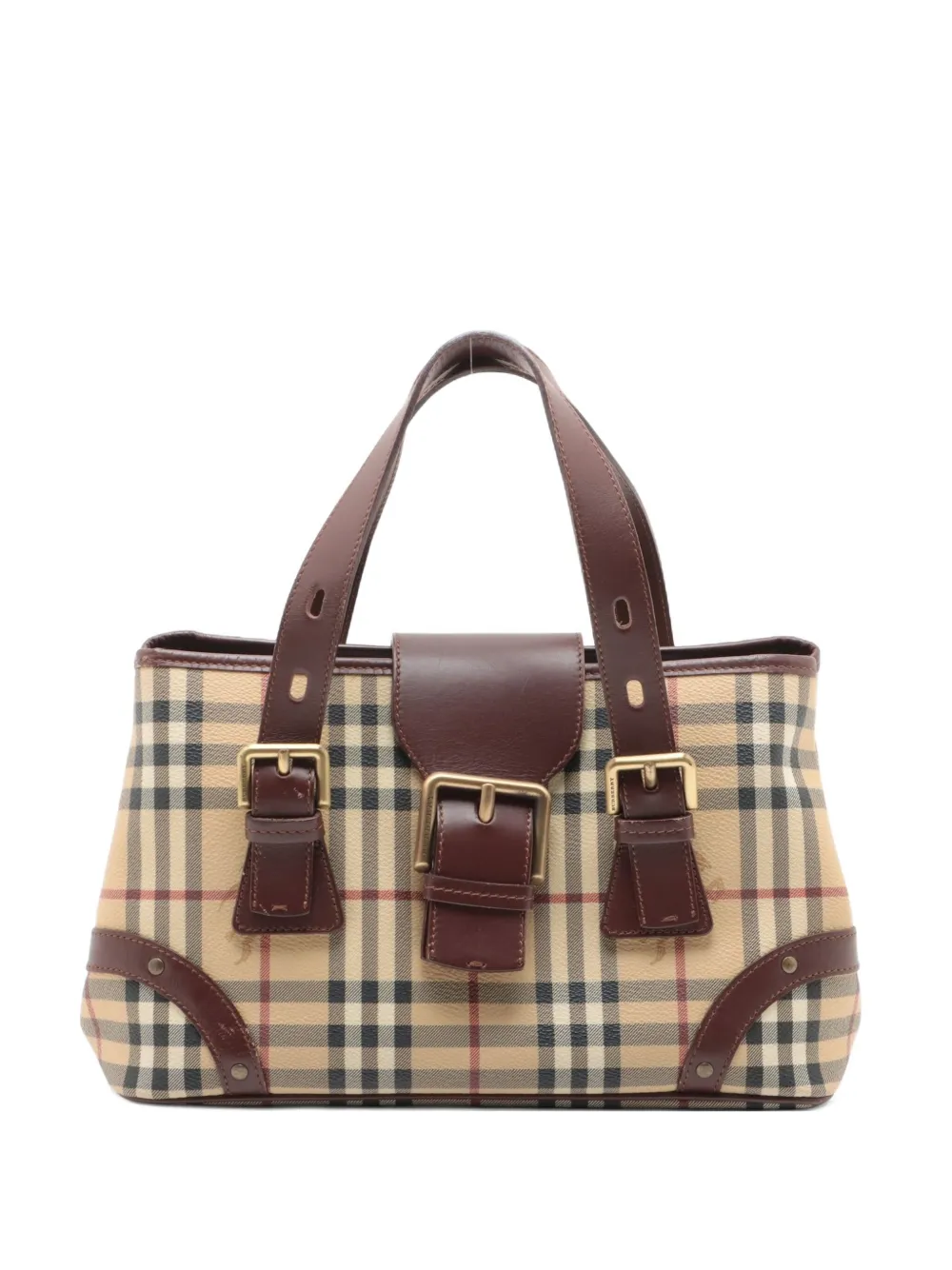 Burberry Pre-Owned Nova Check shoulder bag - ニュートラル Burberry Pre-Owned Nova Check shoulder bag - ニュートラル