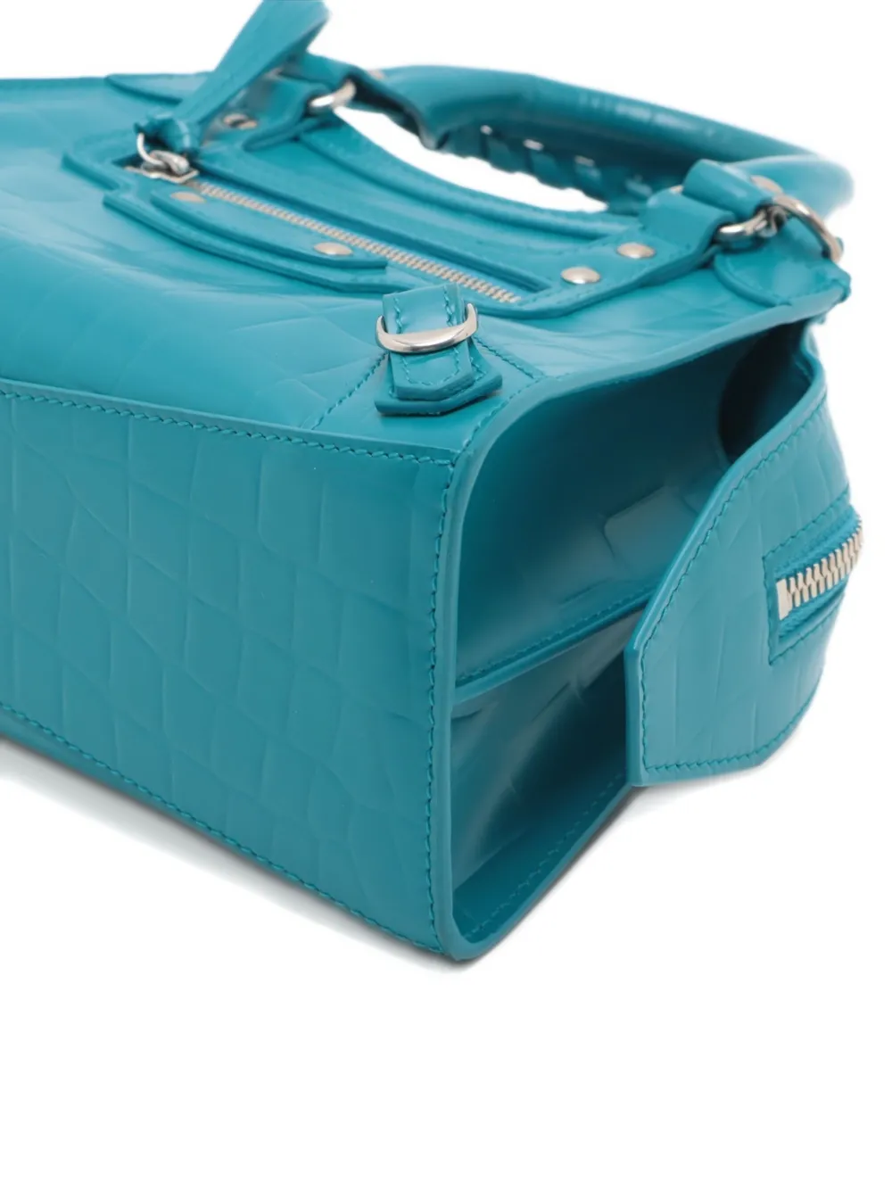 Pre-owned Balenciaga Mini City Neo Tote Bag In Blue