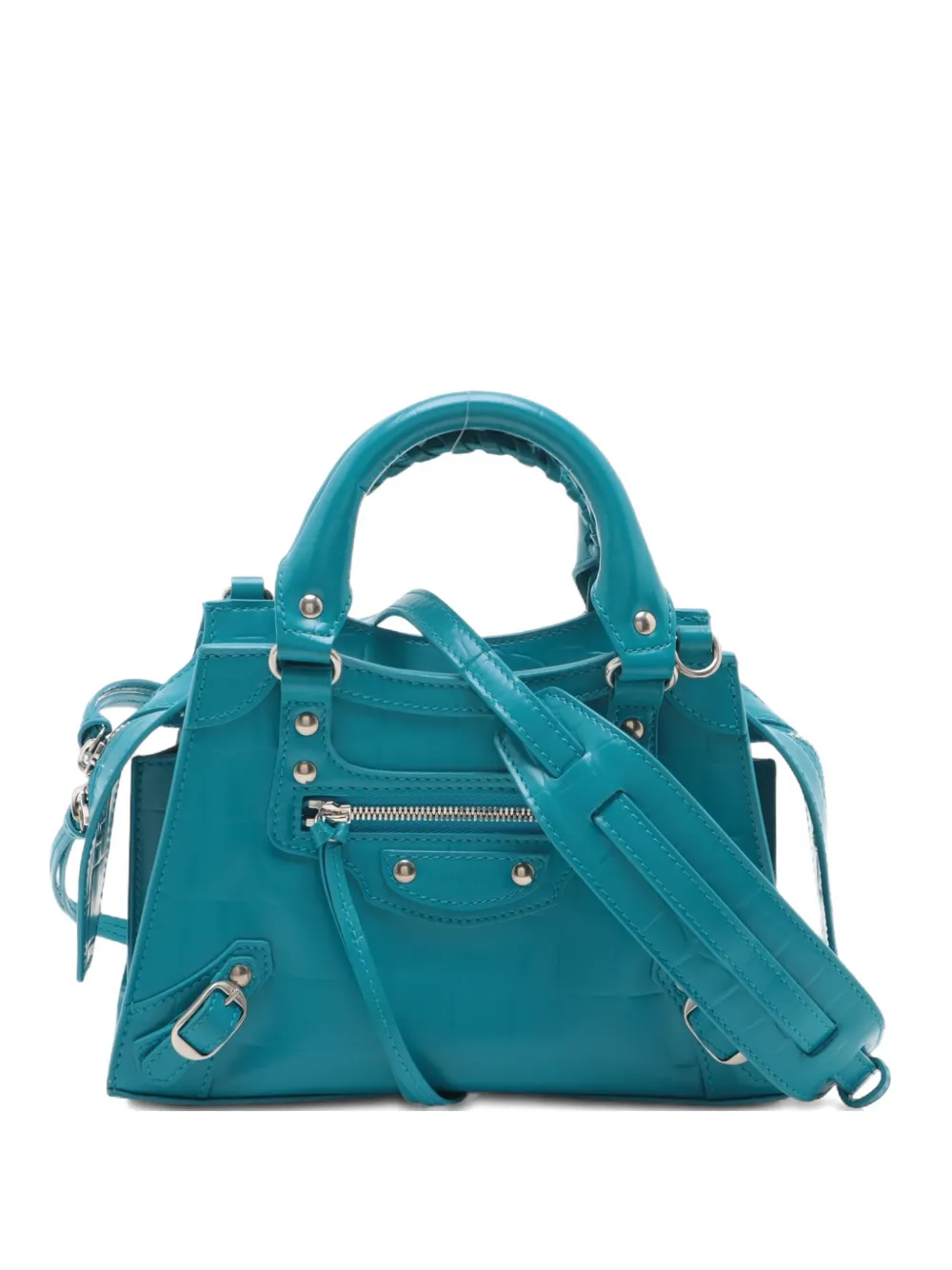 Balenciaga Pre-Owned シティ ネオ ハンドバッグ ミニ - ブルー Balenciaga Pre-Owned シティ ネオ ハンドバッグ ミニ - ブルー
