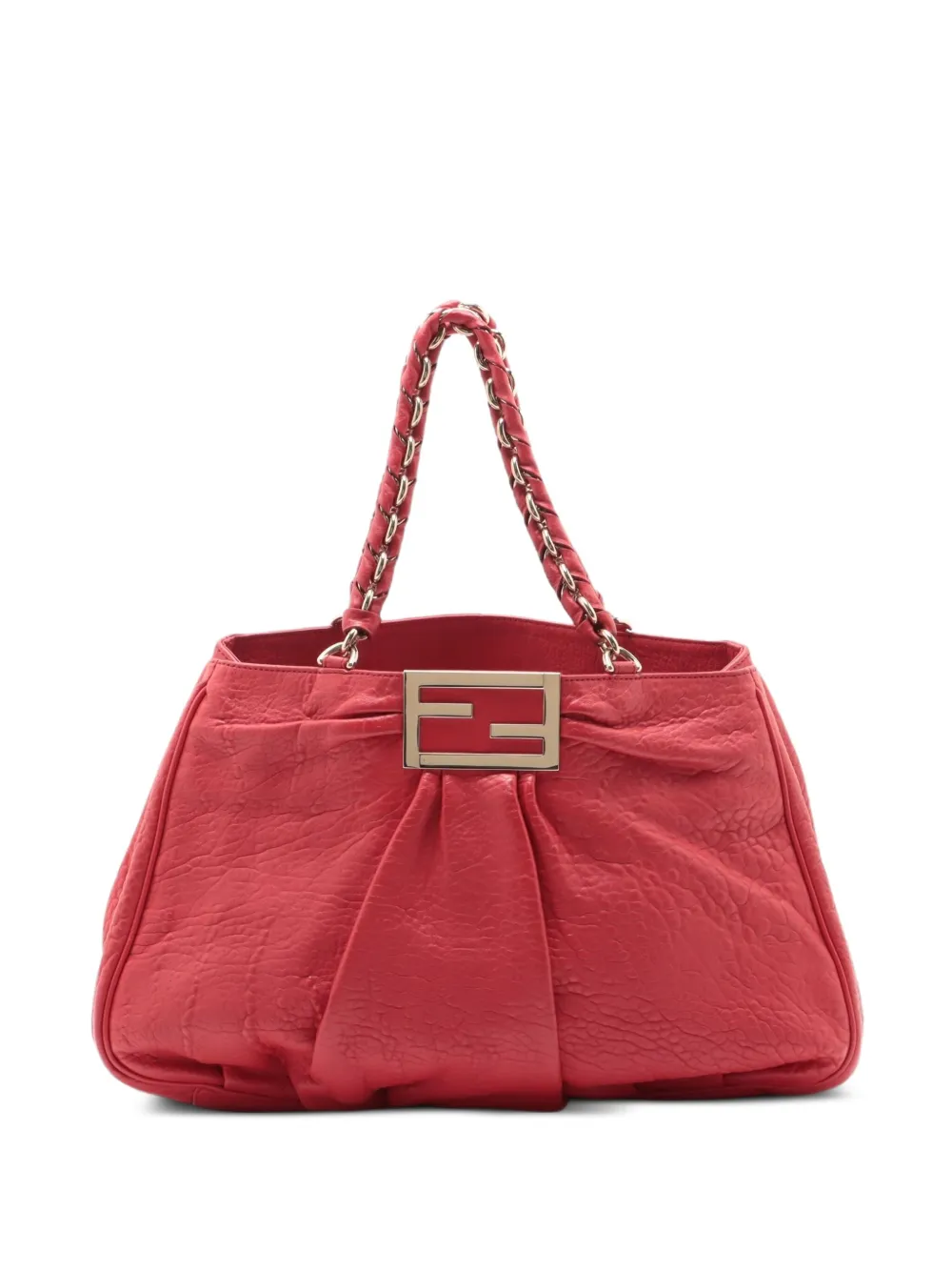 Fendi Pre-Owned Mira leather tote bag | Red | Image 1