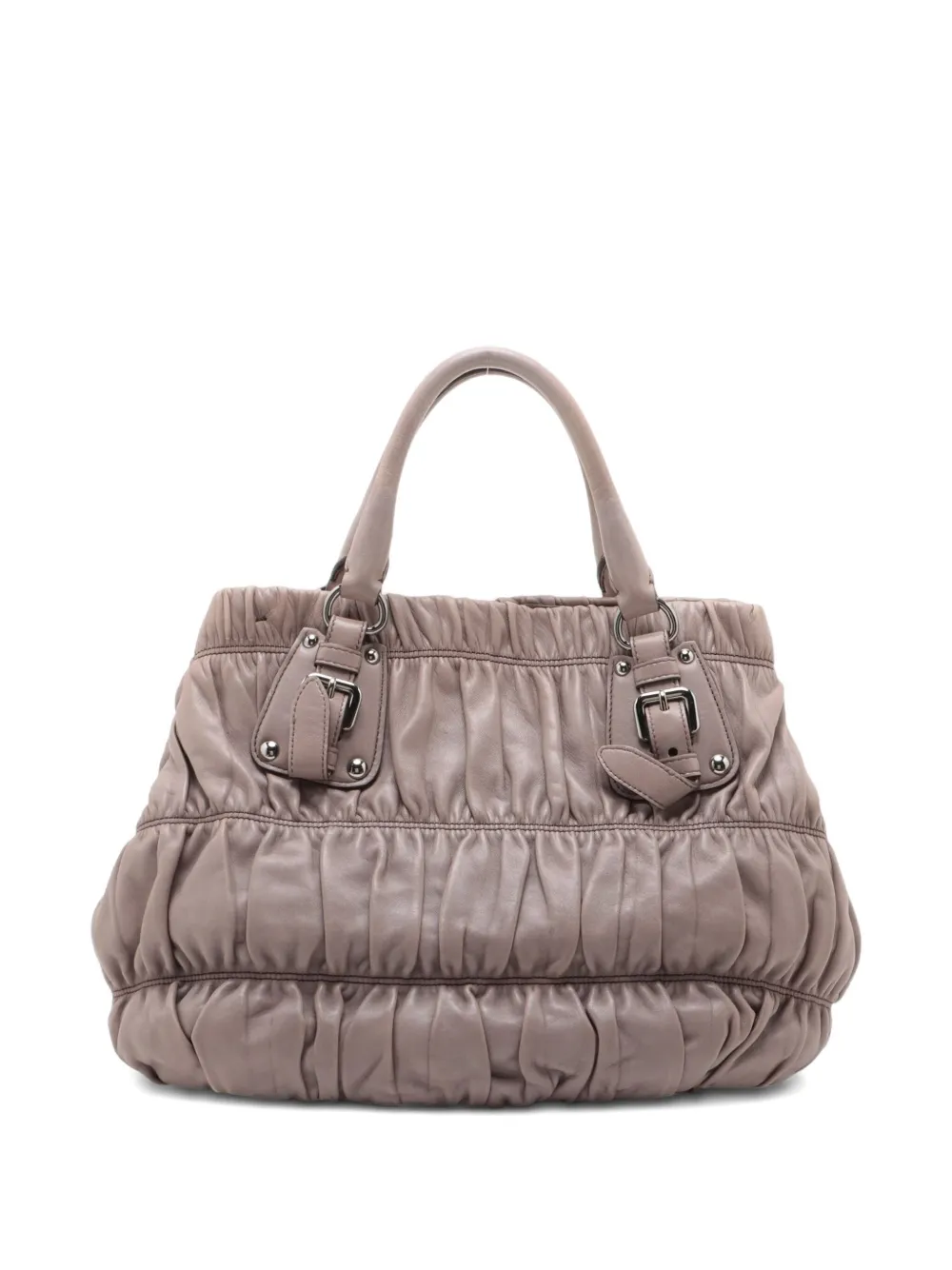 Miu Miu Pre-Owned 2way leather tote bag | Image 2