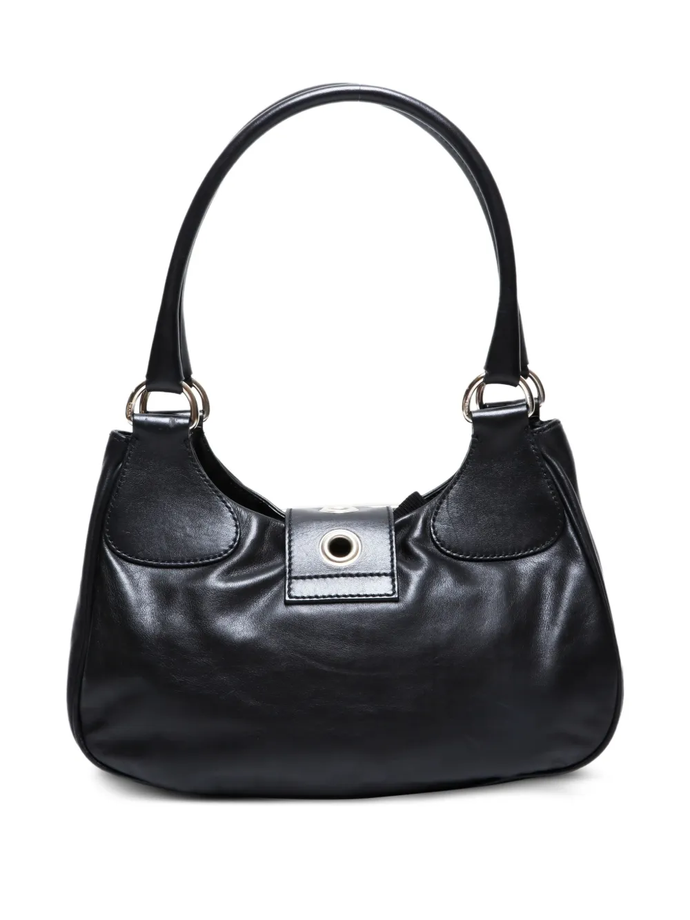 Prada Pre-Owned Moon leren schoudertas - Zwart