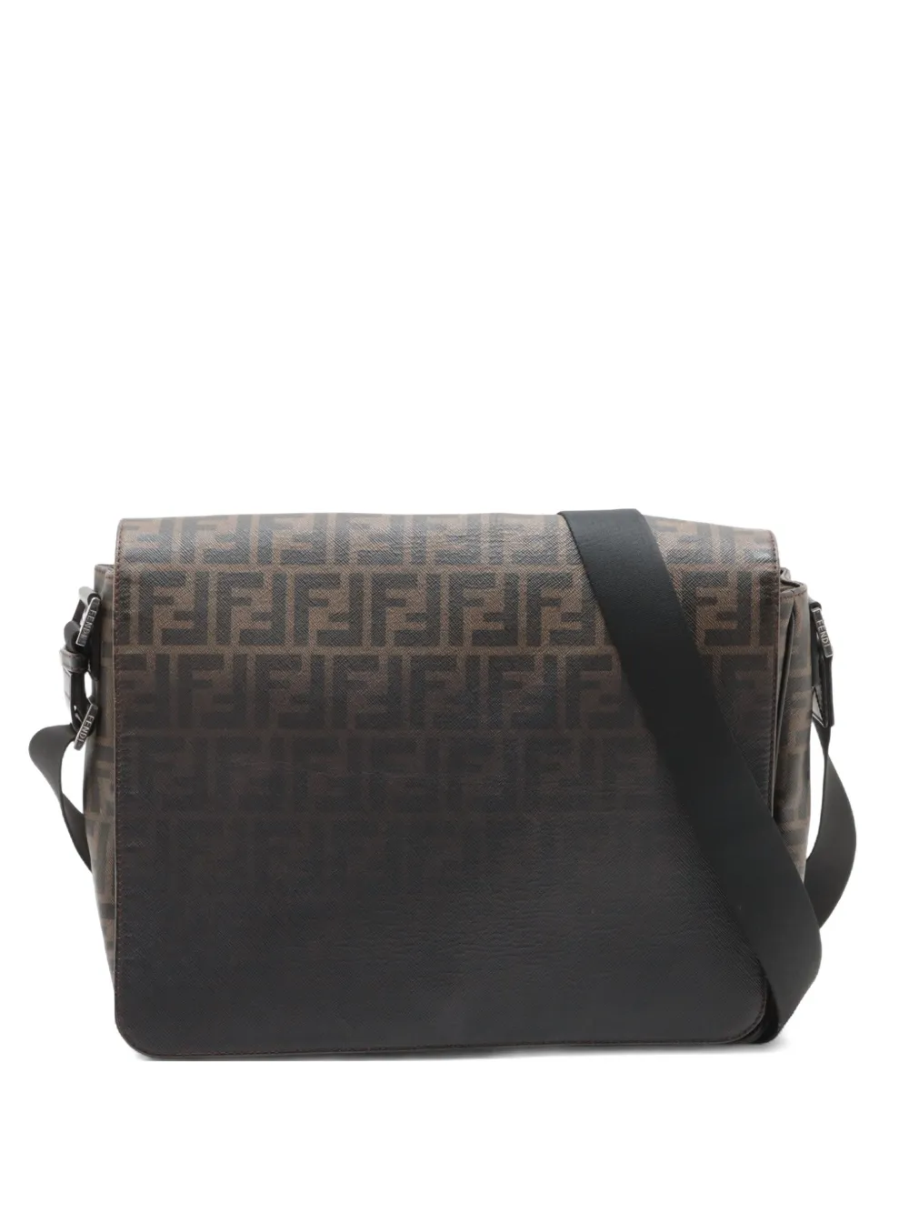 Fendi Pre-Owned Zucca-pattern messenger bag - ブラウン Fendi Pre-Owned Zucca-pattern messenger bag - ブラウン