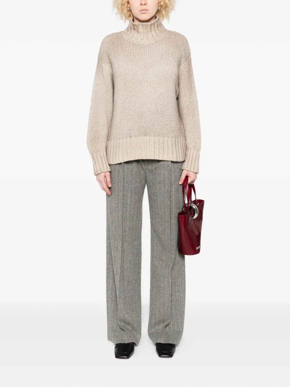 Avant Toi high-neck ribbed-knit sweater | Knitted Sweaters | Image 2