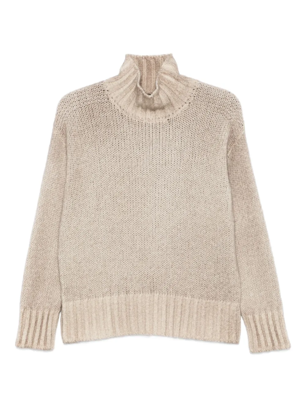 Avant Toi high-neck ribbed-knit sweater | Neutrals | Image 1
