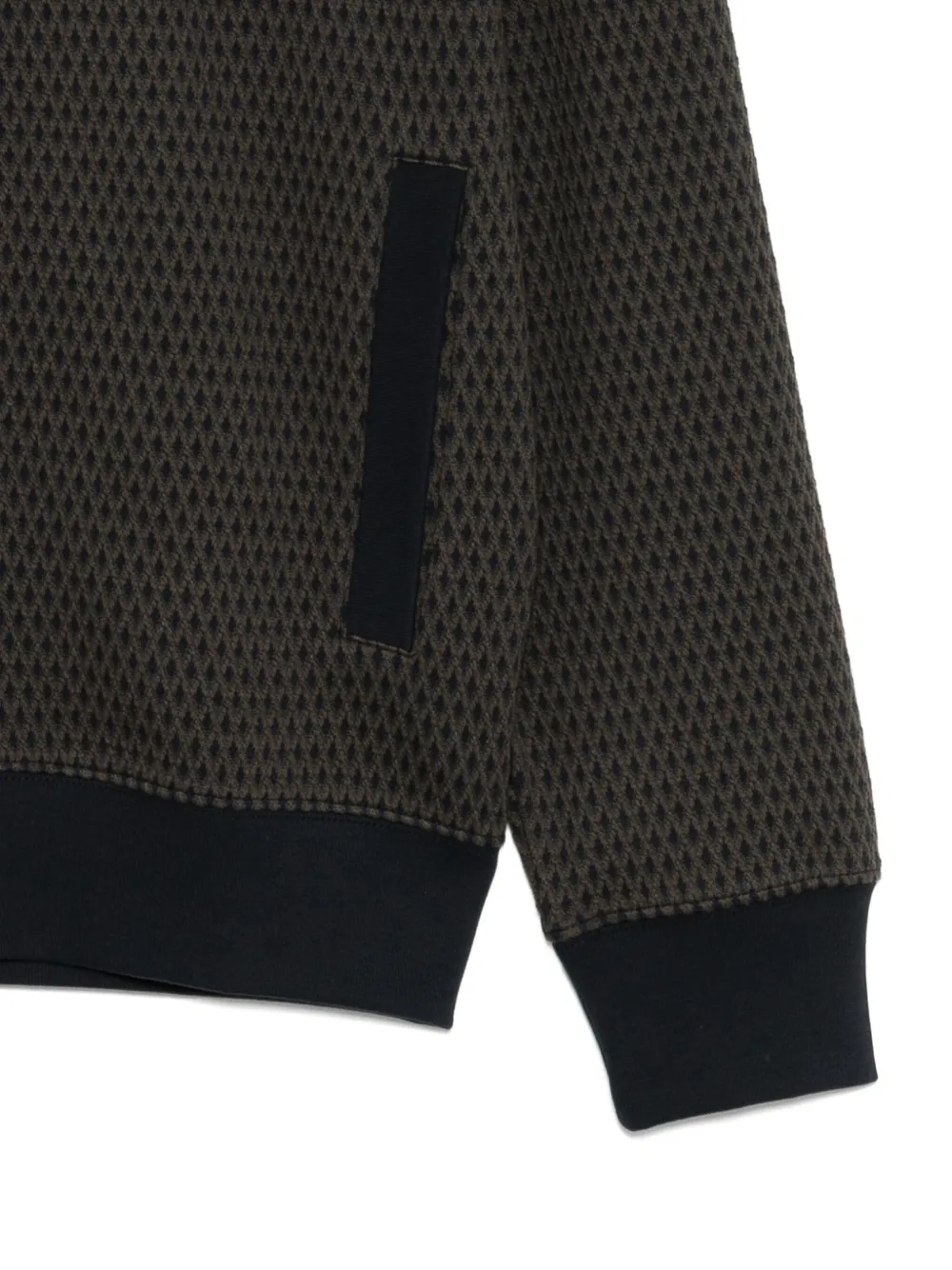 Ps By Paul Smith Jacquard Cardigan In Blue