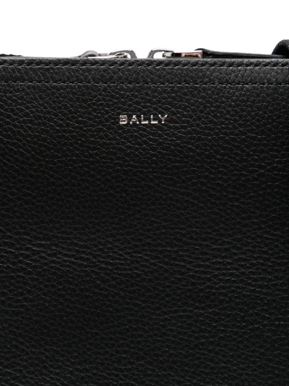 Bally Messengertas met logoprint Zwart