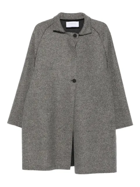 Harris Wharf London raglan-sleeve textured coat