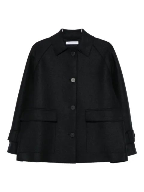 Harris Wharf London button-fastening flap-pocket jacket
