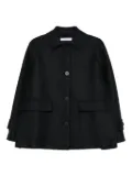 Harris Wharf London button-fastening flap-pocket jacket - Blue