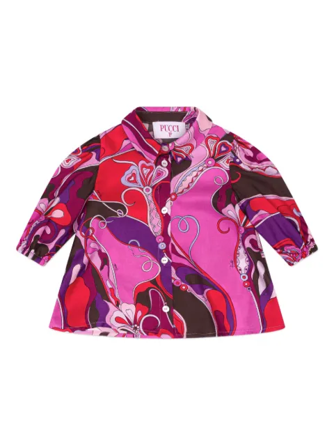 PUCCI Junior patterned shirt dress