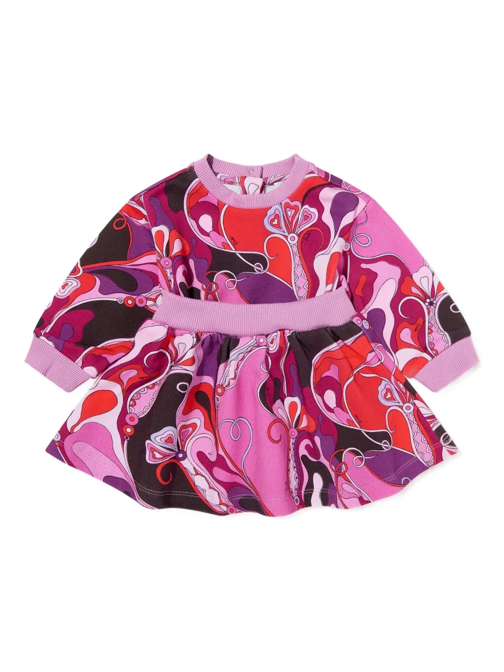 PUCCI Junior patterned baby dress | Pink | Image 1