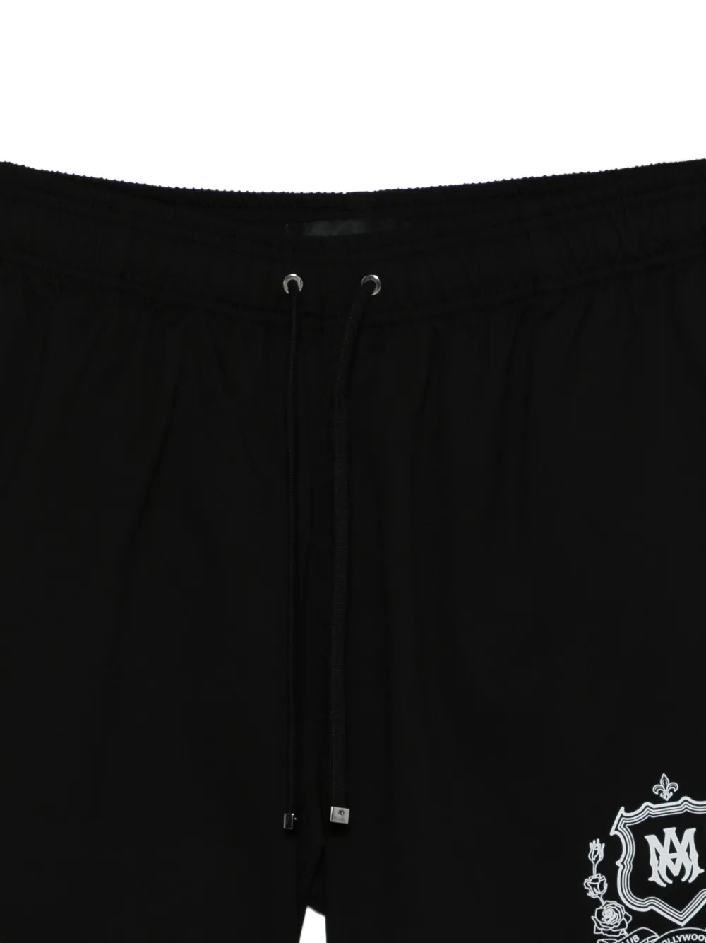 AMIRI Zwembroek met wapenschild-logo Zwart