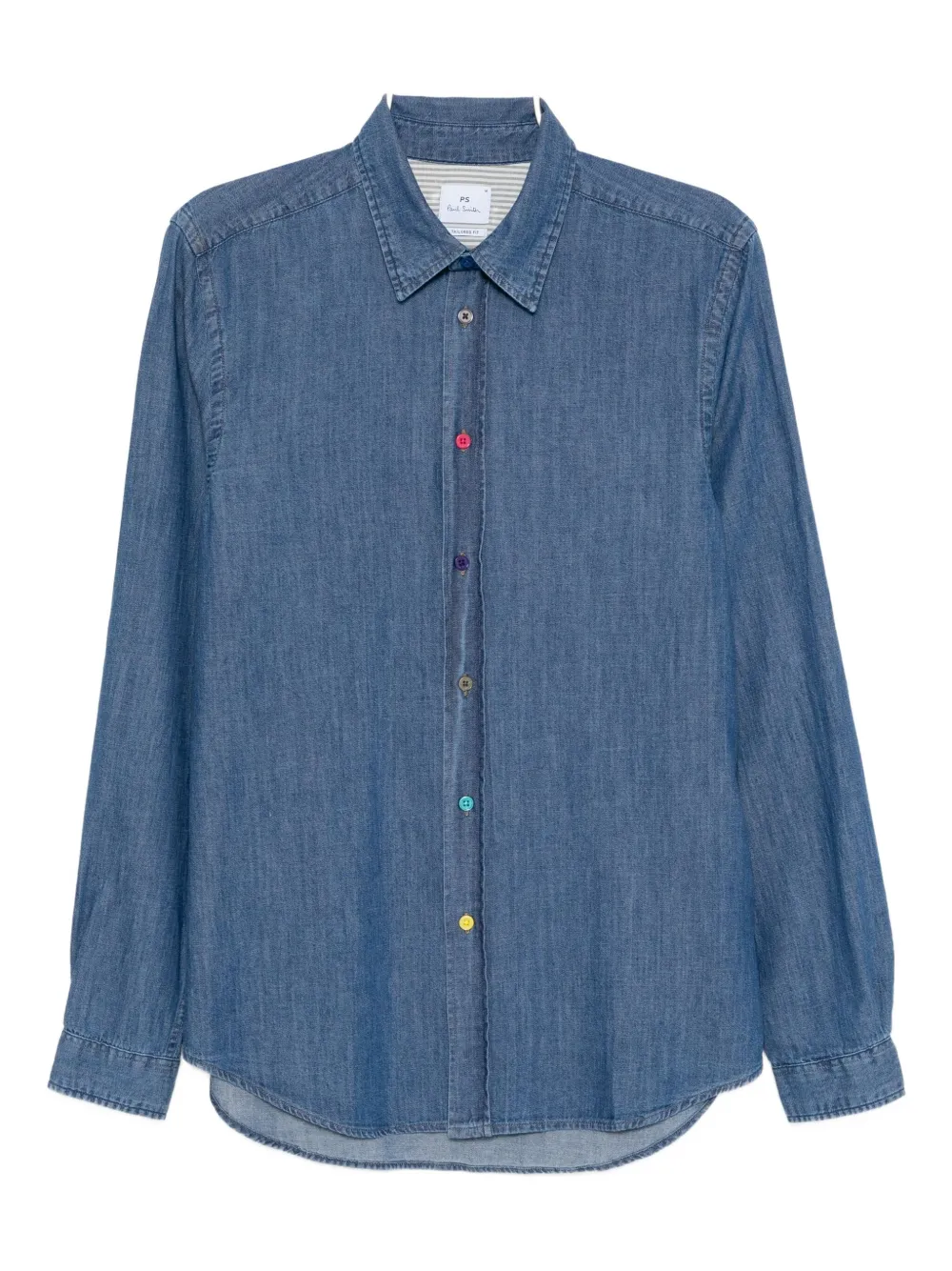 Ps By Paul Smith Denim Shirt In Blue