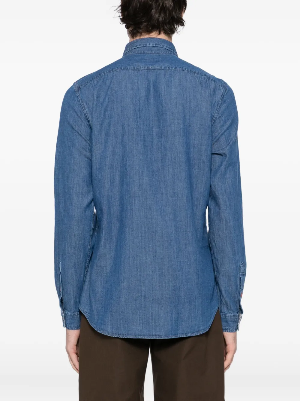 Ps By Paul Smith Denim Shirt In Blue