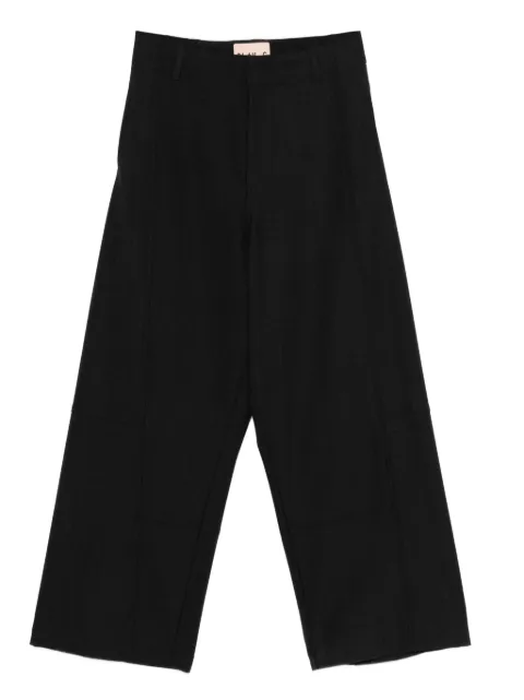 Plan C panelled straight-leg trousers