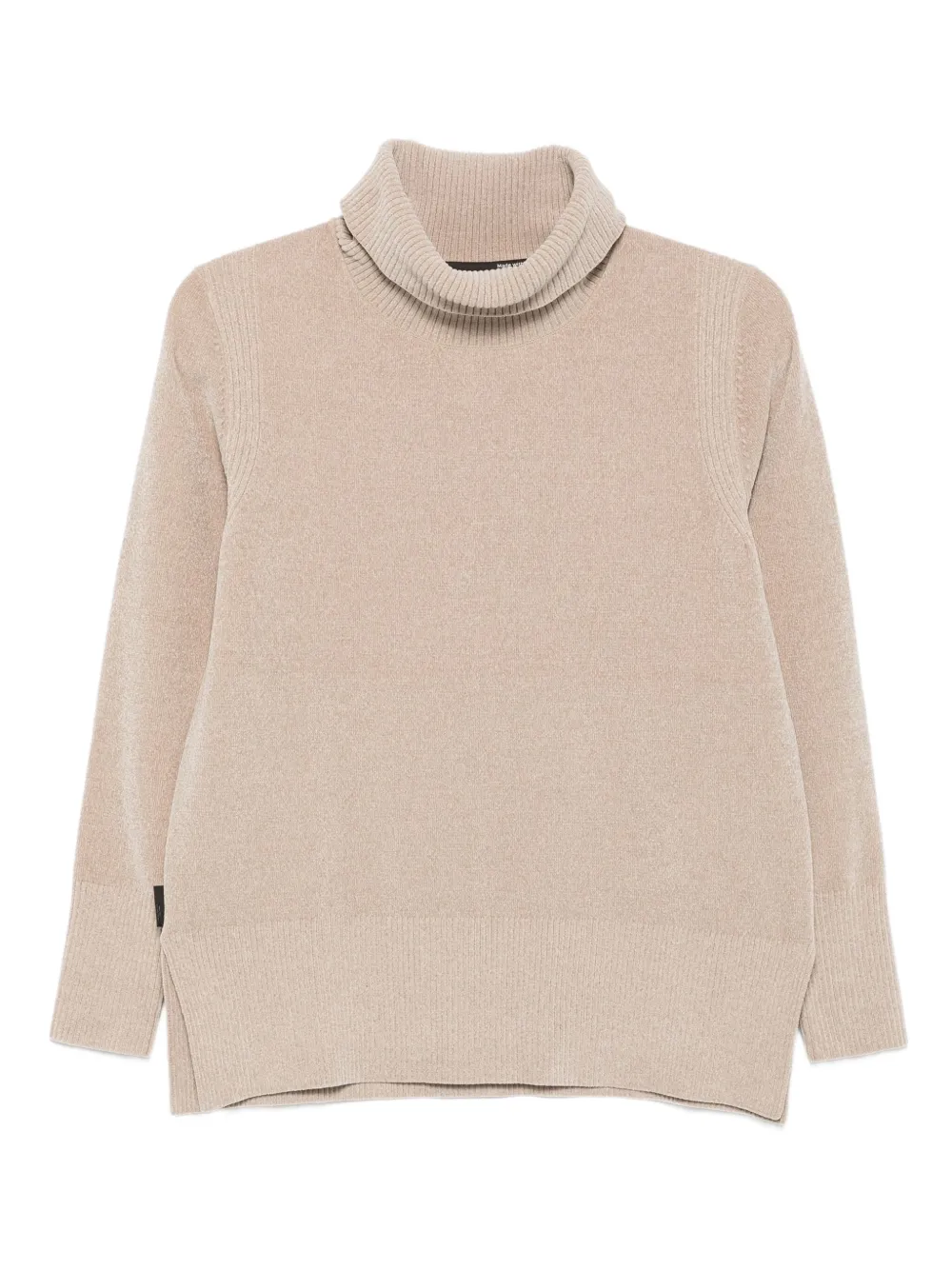 RRD turtleneck side-split sweater | Neutrals | Image 1